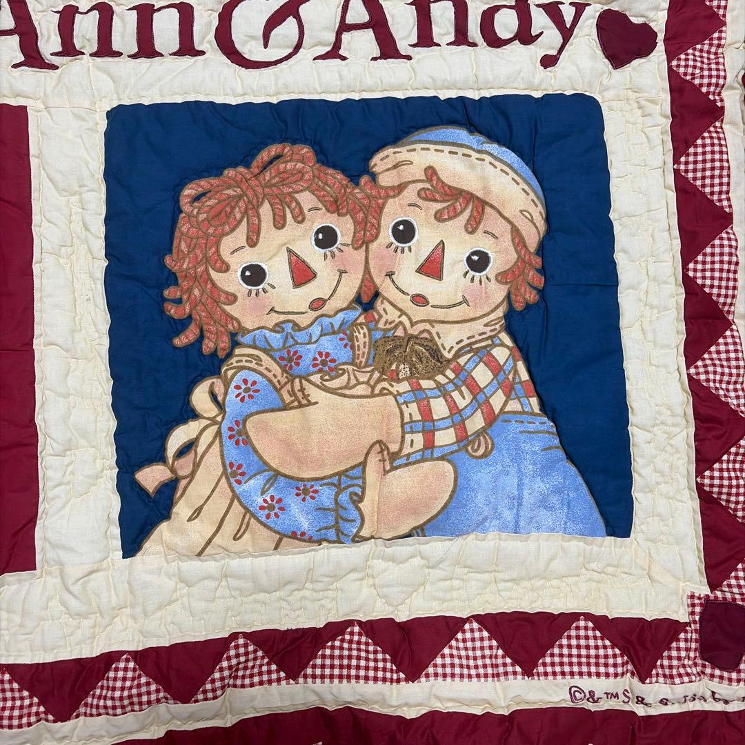 ラガディアン&アンディ　パッチワーク ラグ マット タペストリー