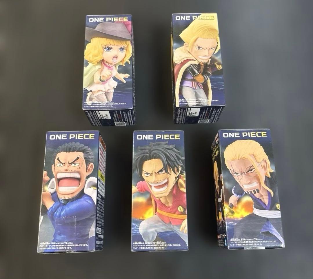 ワンピース ワールドコレクタブルフィギュア-ゴッドバレー事件1 全5種フルセット