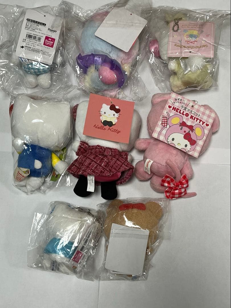 サンリオ キティ タイニーチャム マスコット ぬいぐるみ まとめ売り