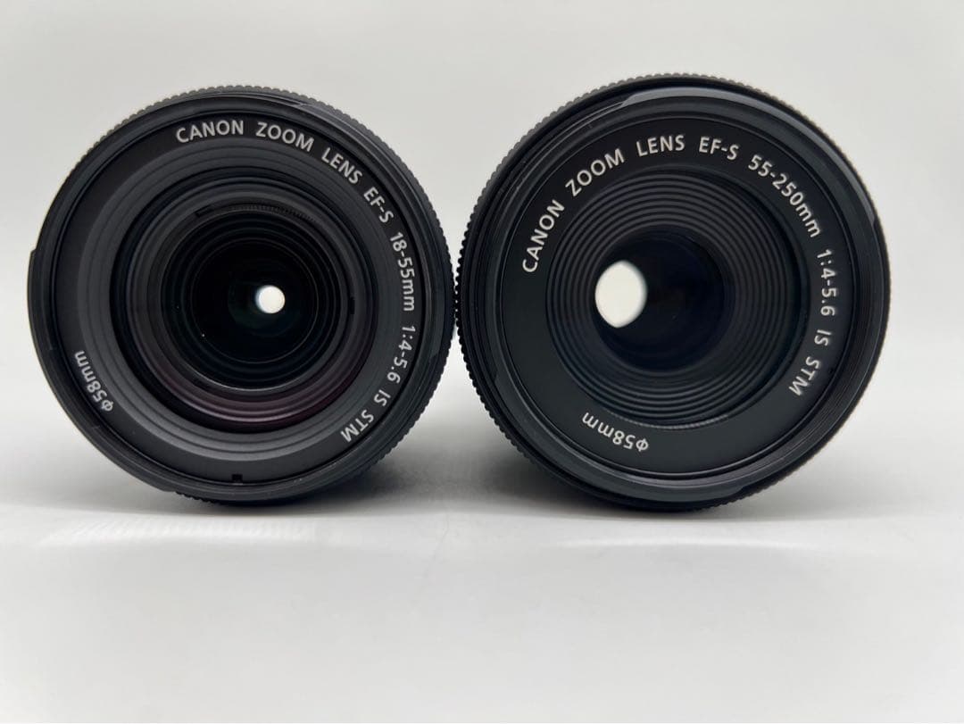 ☆美品【Canon】EOS 9000D + 18-55mm + 55-250mm