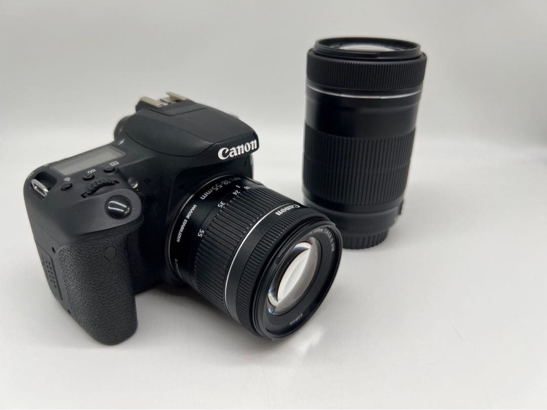 ☆美品【Canon】EOS 9000D + 18-55mm + 55-250mm