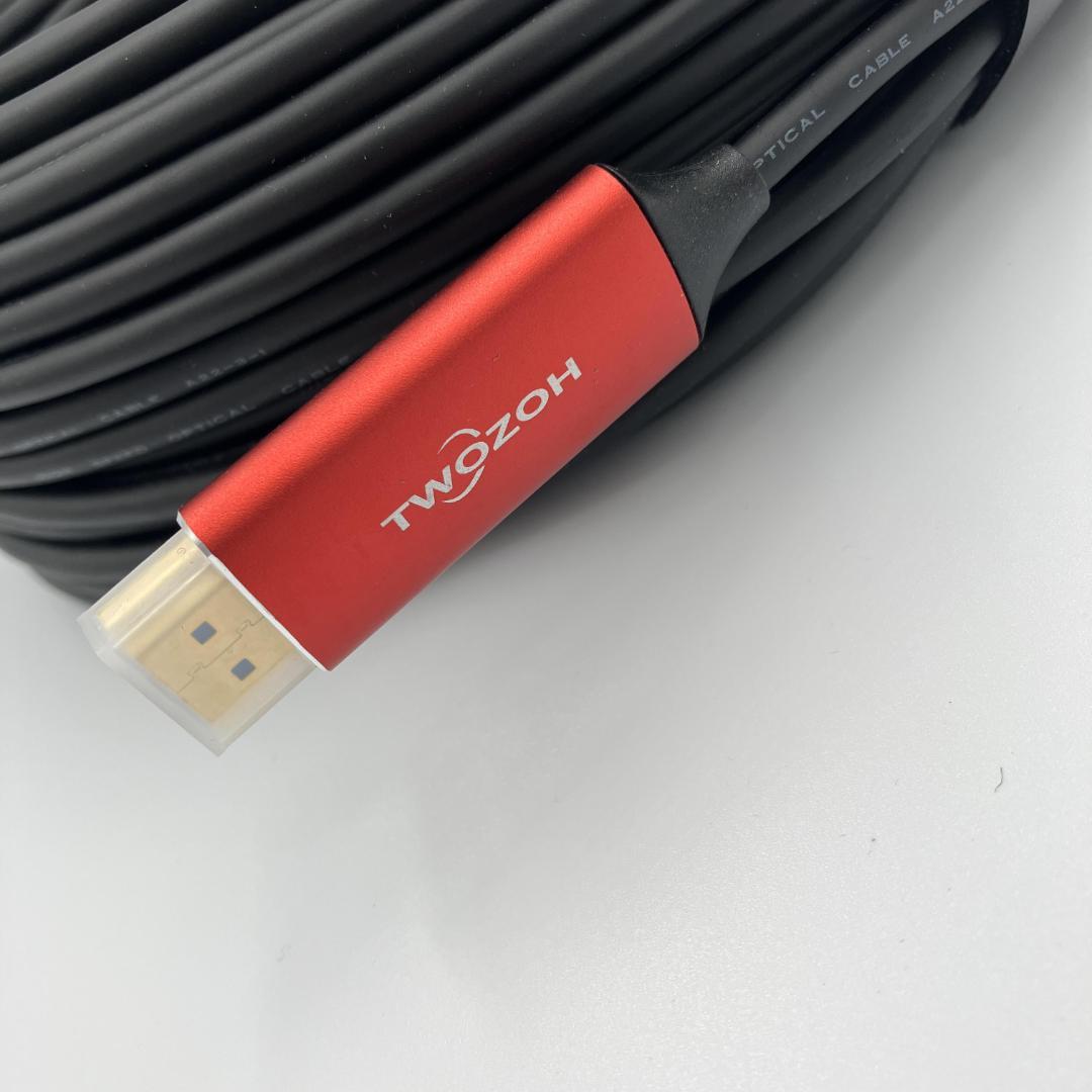 0210-02 美品 HDMI 光ファイバーケーブル 50M 4K