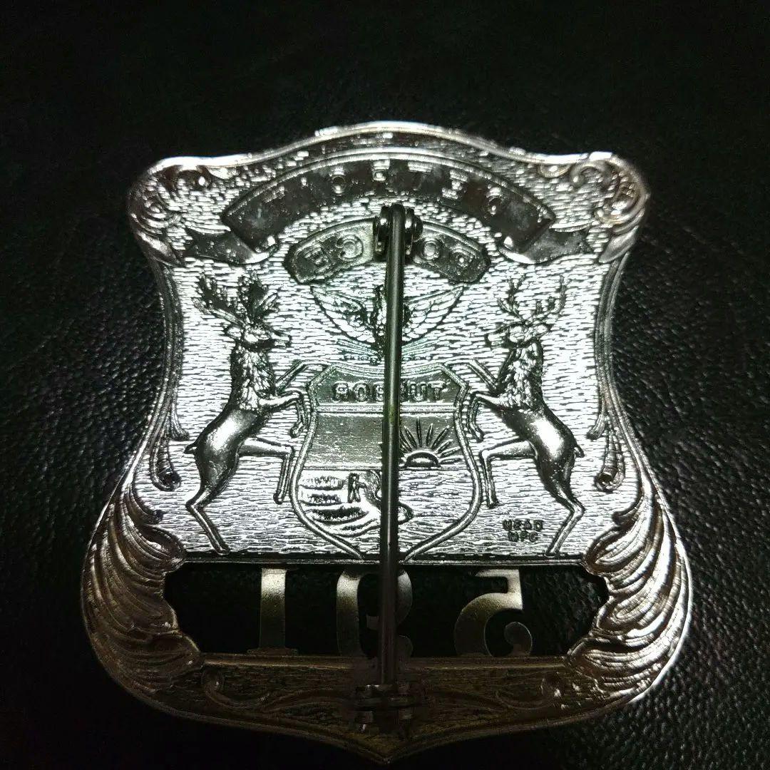 デトロイト　ポリスバッジ 　Police Officer