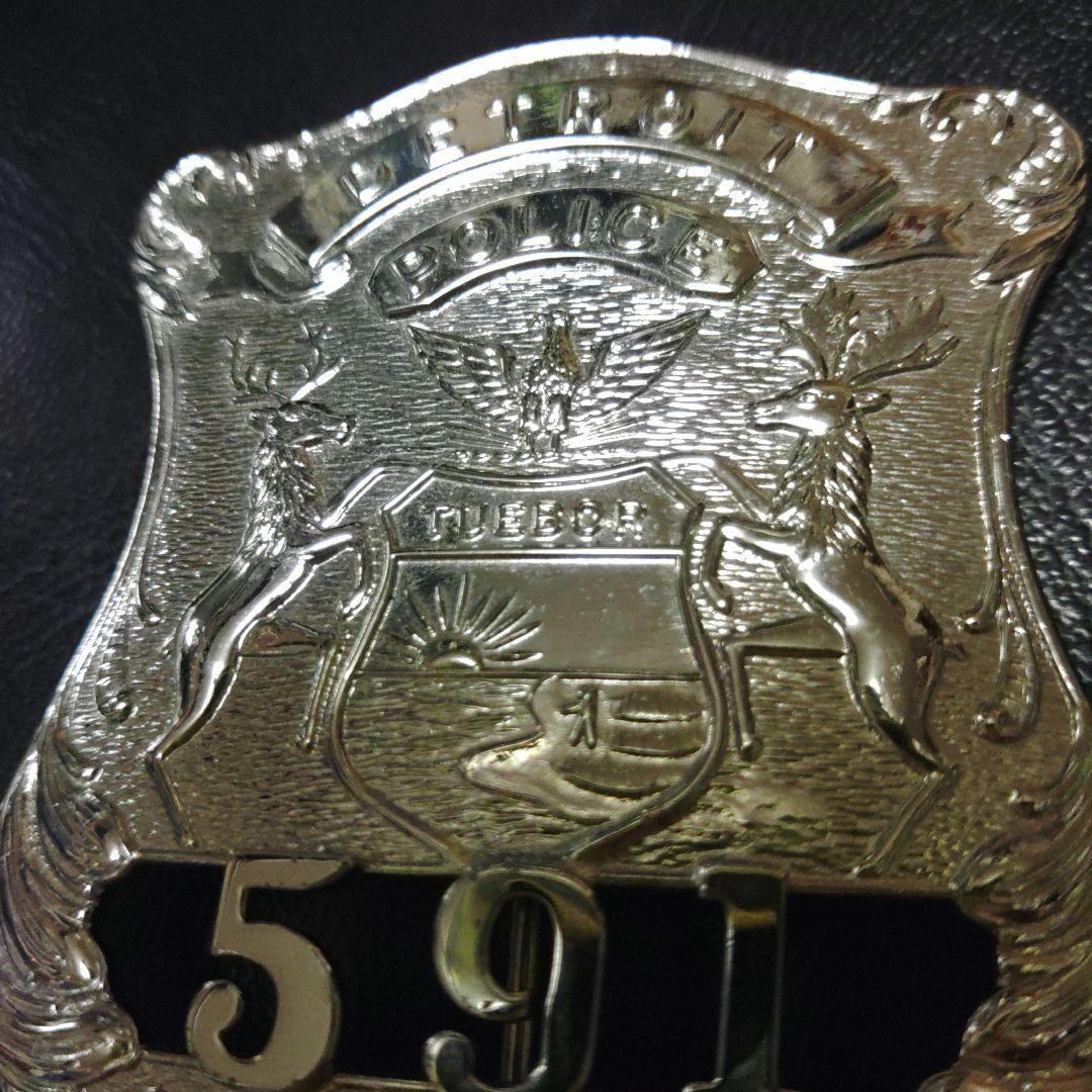 デトロイト　ポリスバッジ 　Police Officer