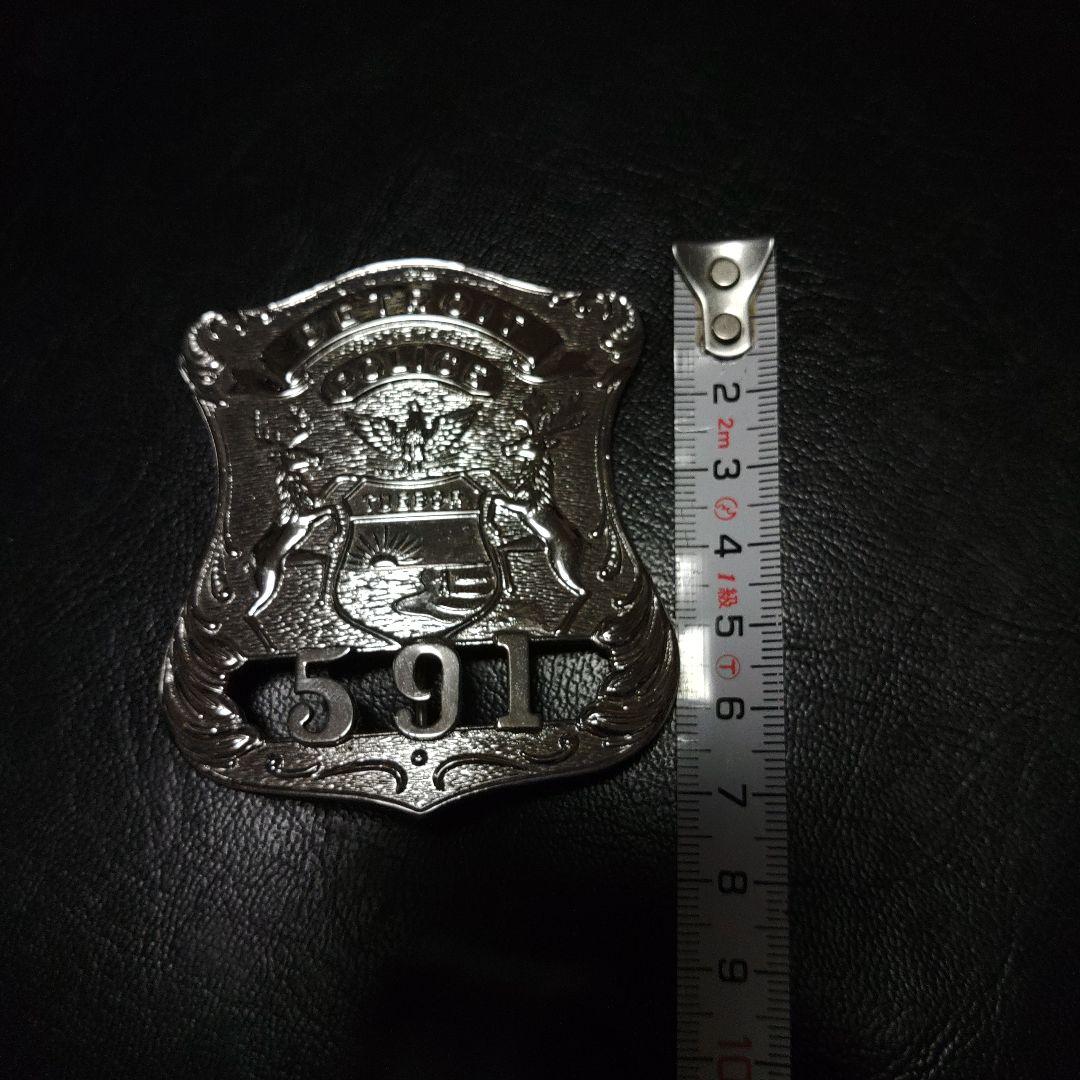 デトロイト　ポリスバッジ 　Police Officer