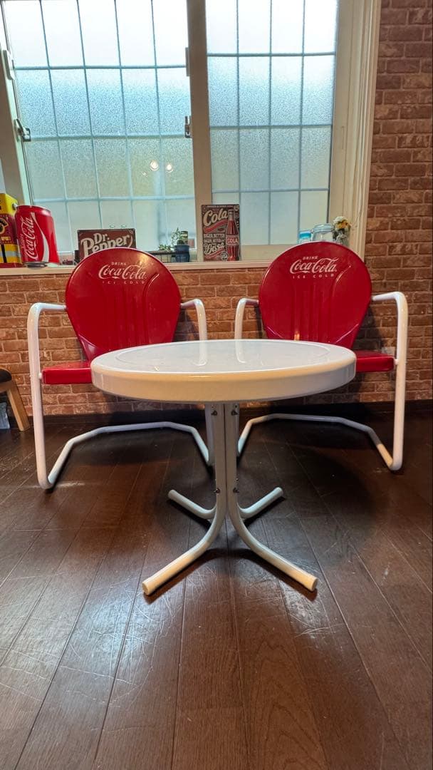 Coca-Cola コカ コーラ チェア テーブルセット