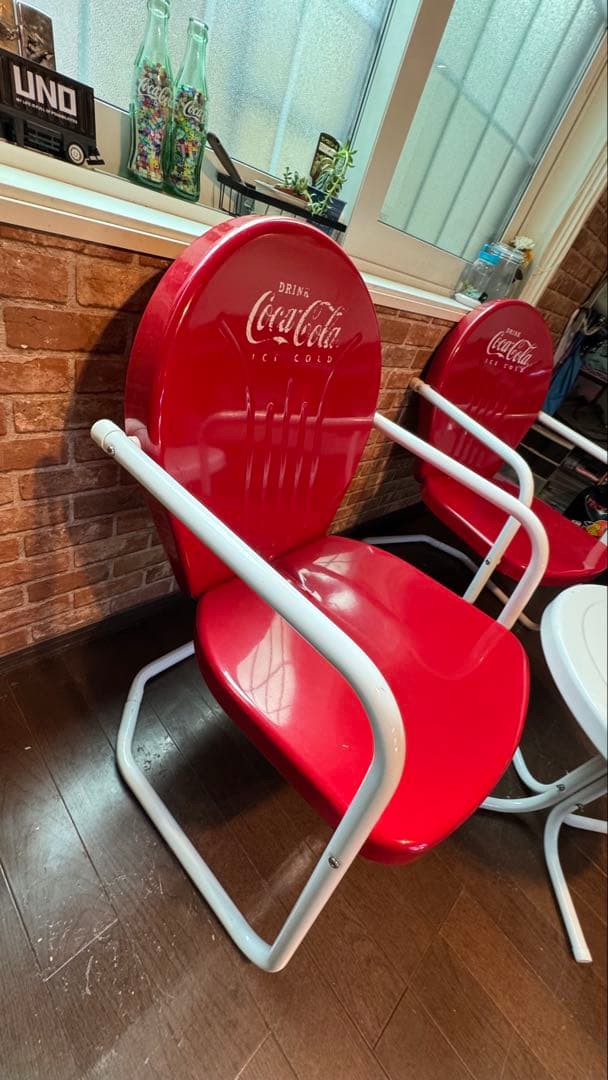Coca-Cola コカ コーラ チェア テーブルセット