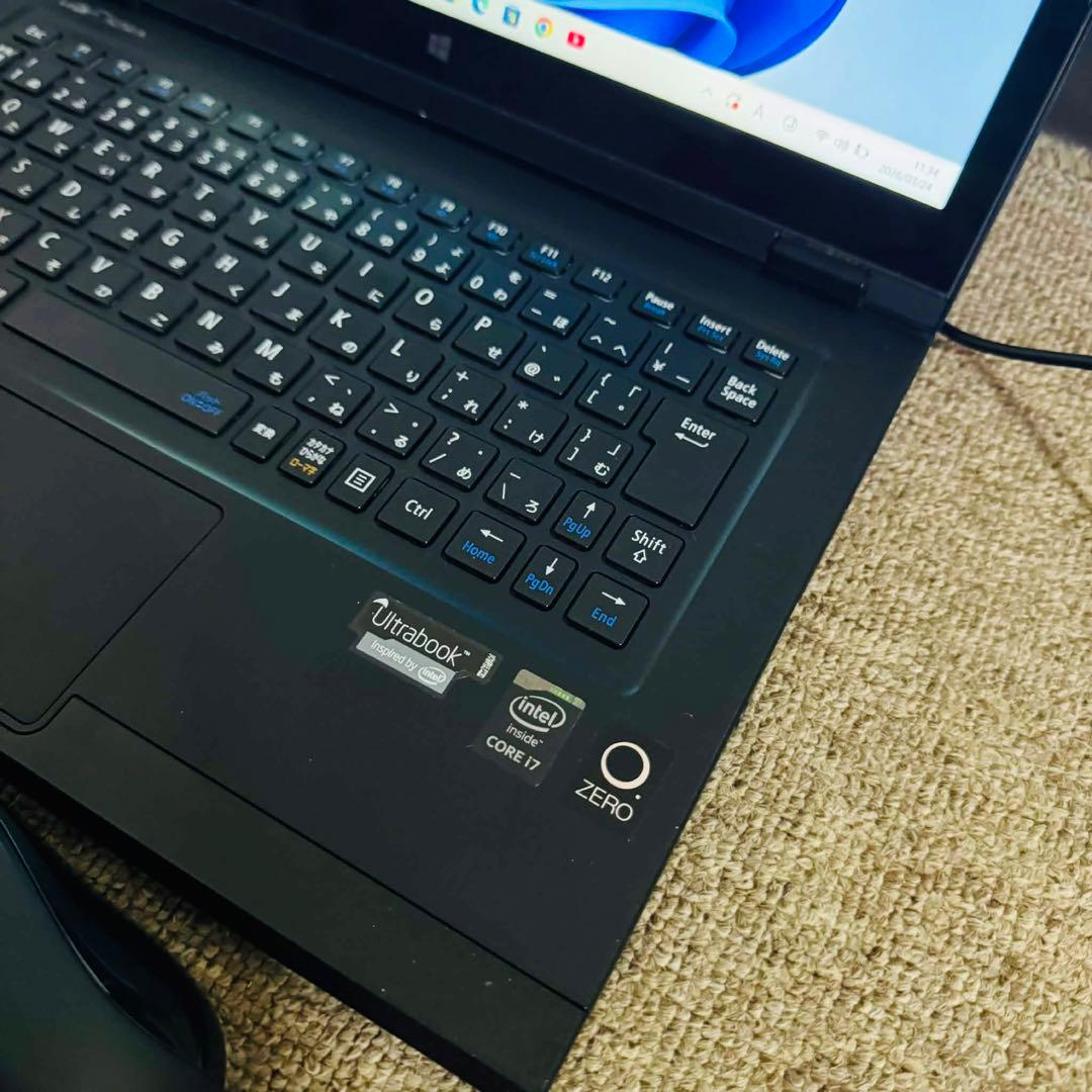 S344 NECノートパソコン i7メモリ8G高速コンパクト Windows11