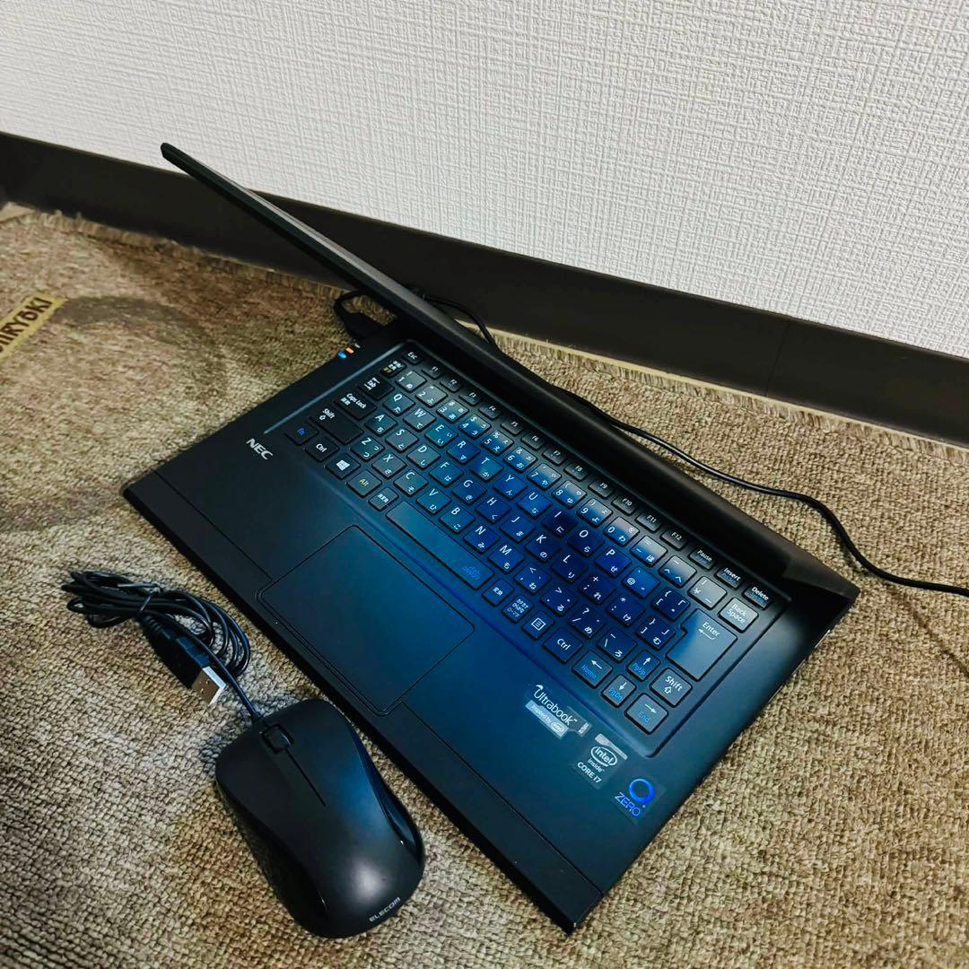 S344 NECノートパソコン i7メモリ8G高速コンパクト Windows11