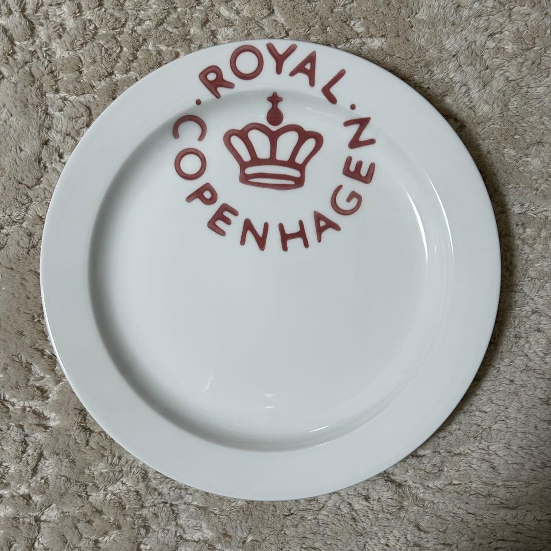 【新品 未使用】ロイヤルコペンハーゲン ロゴプレート ペア 箱付