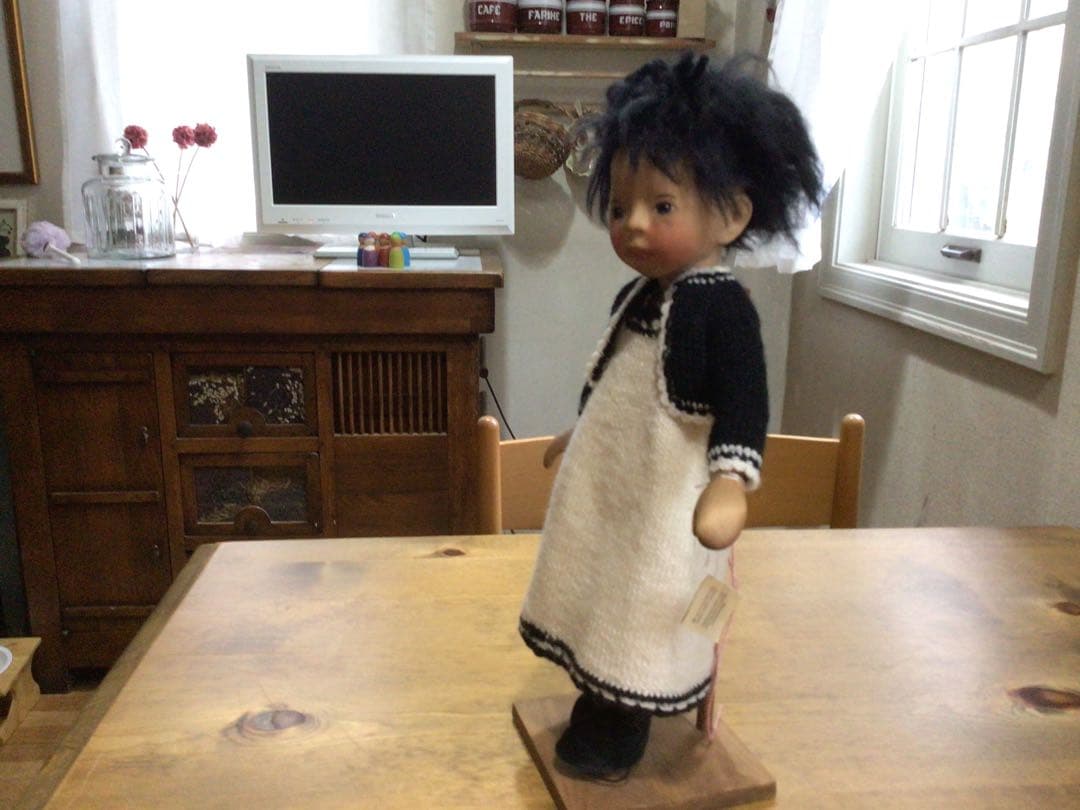 ⭕️⭕️ 希少【美品】Elisabethポングラッツ人形女の子 黒人ちゃん⭕️