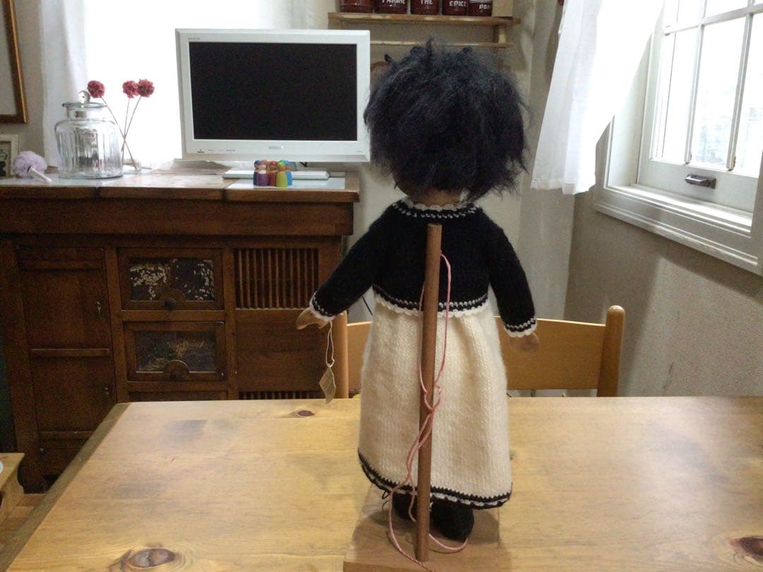 ⭕️⭕️ 希少【美品】Elisabethポングラッツ人形女の子 黒人ちゃん⭕️