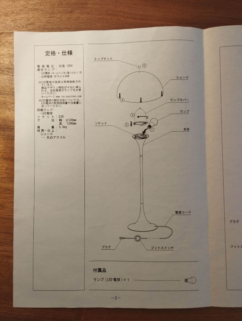 ルイスポールセン　パンテラ　フロア