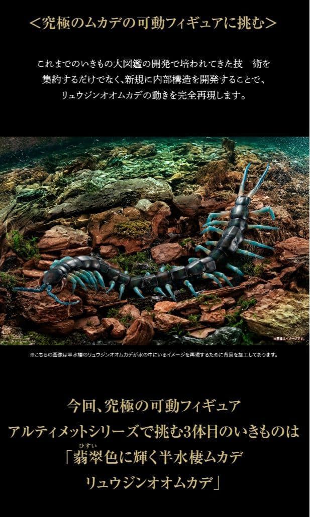 いきもの大図鑑アルティメット リュウジンオオムカデ