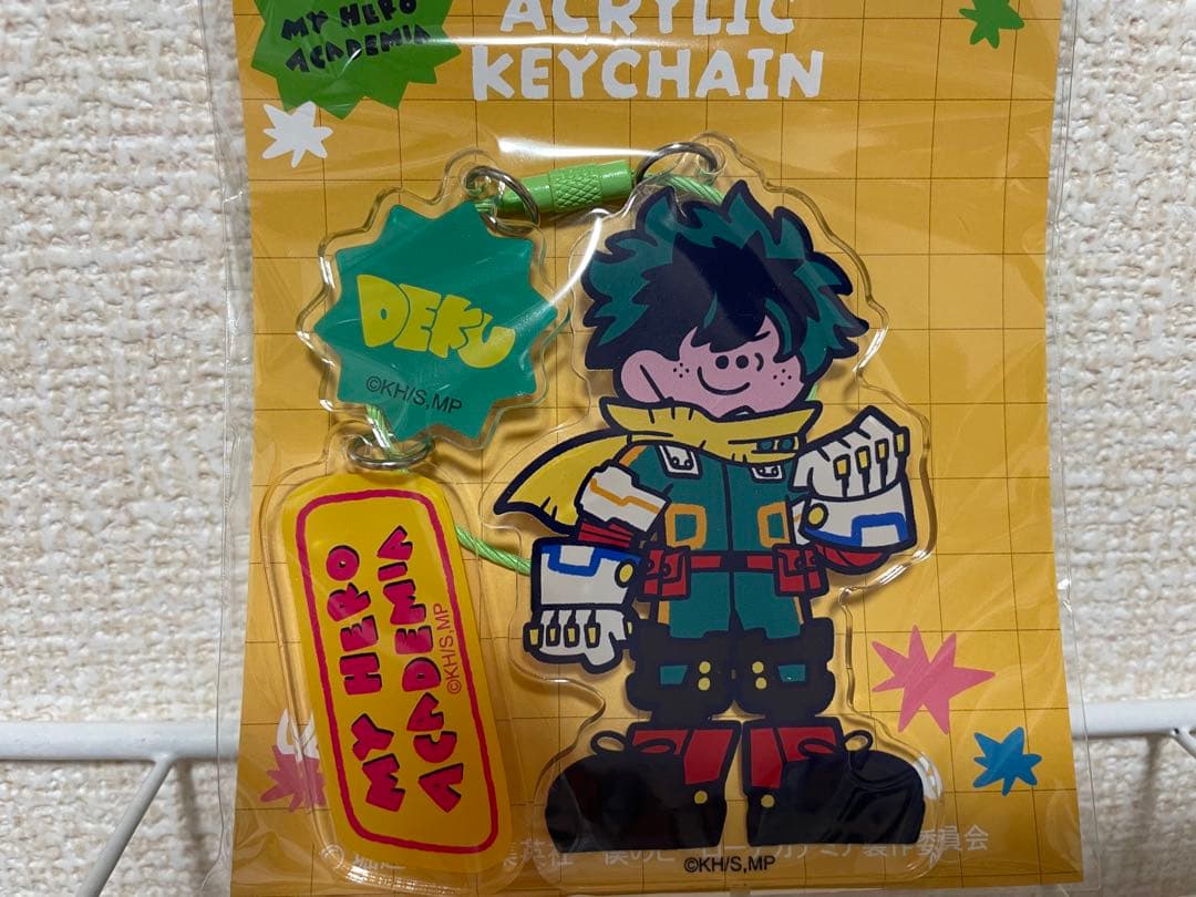 僕のヒーローアカデミア　水沢石鹸　コラボ アクリルキーホルダー
