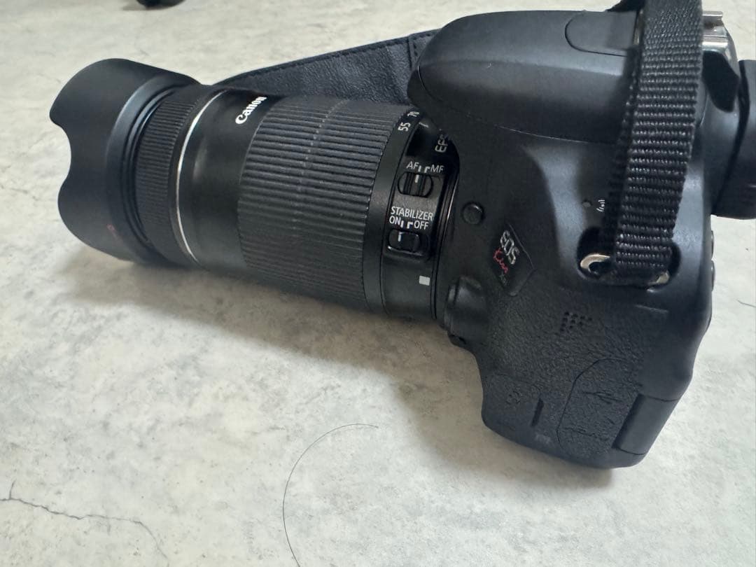 Canon EOS Kiss X9i 55-250mm望遠ズームレンズ付き