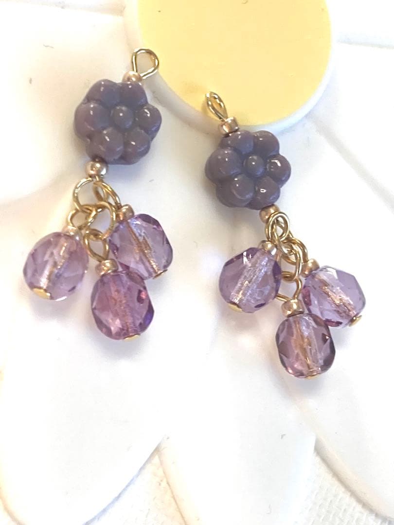 ブルーベリーみたいな チャーム ハンドメイド 735