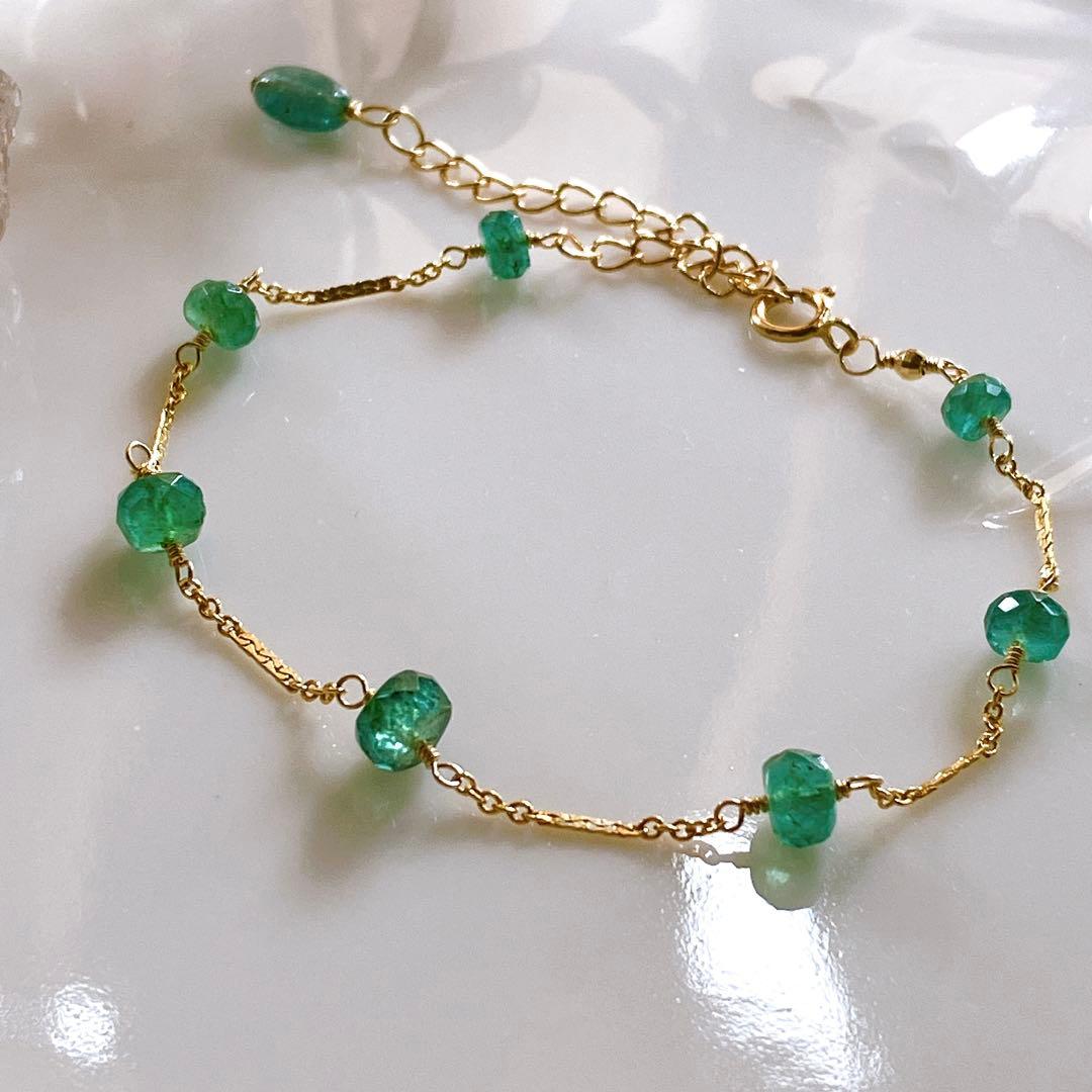 Kaya◆高品質✧スイスブルートパーズ×ブルームーンストーンブレスレット