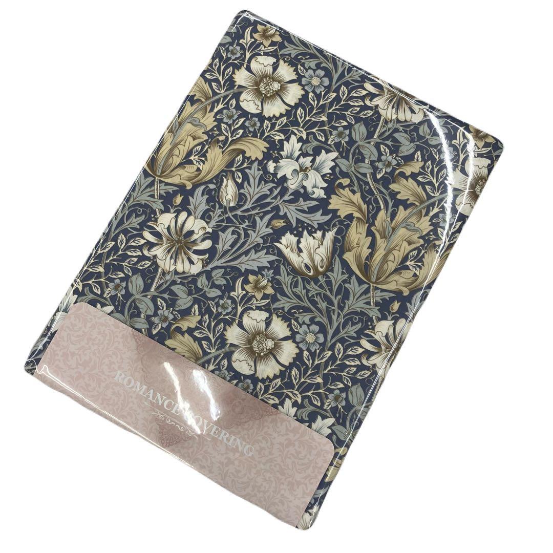 １２.　掛ふとんカバー　グリーン系　ロマンス小杉　綿１００％　日本製　訳あり