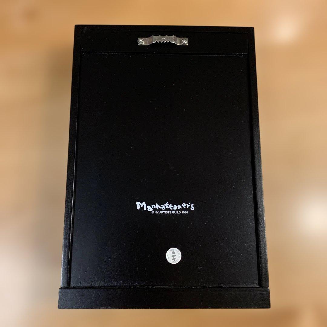 マンハッタナーズ　立体アート時計「フラットアイアン・ビルに飛ぼう」