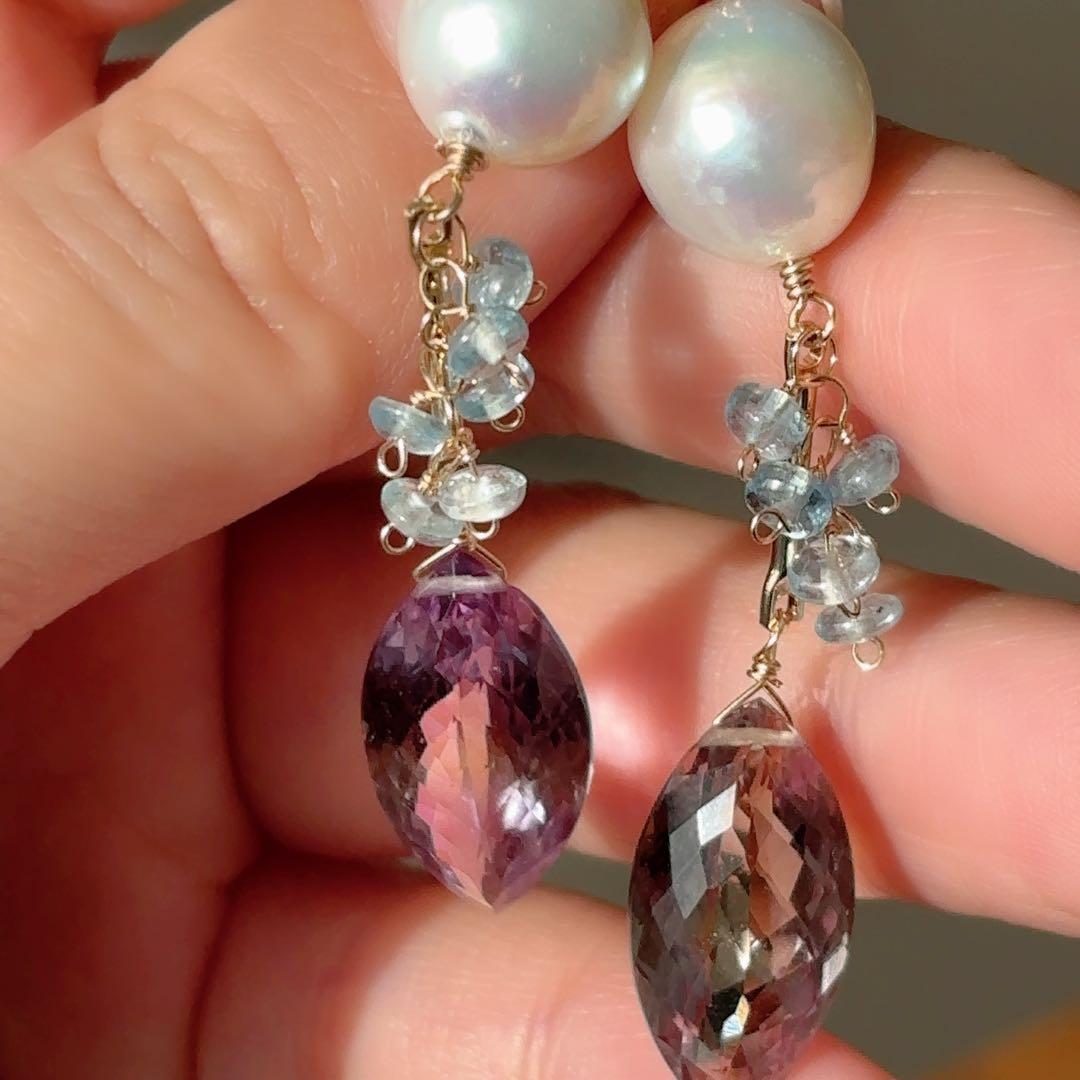 専用 B27 アメトリンのジュエリーピアス