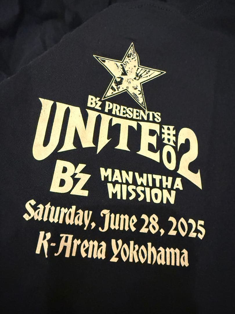B'z UNITE #02 MWAMコラボTシャツ XL