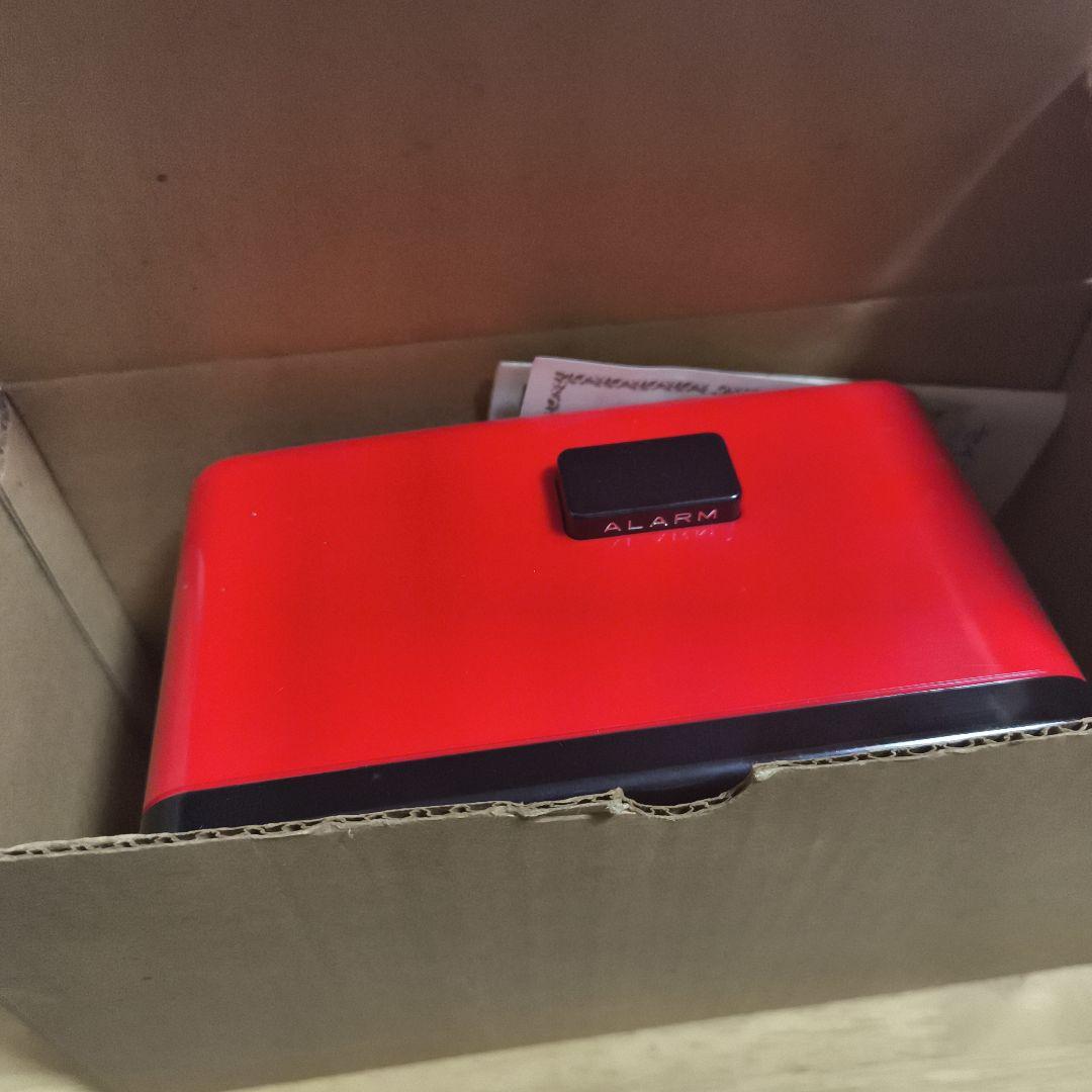 SEIKO DP 692 T 赤 デジタル置時計 動作確認済み　未使用品