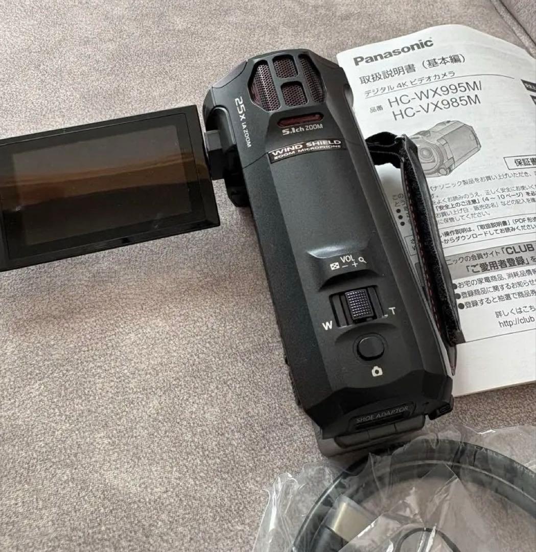 Panasonic HC-VX985M 4K ビデオカメラ 本体