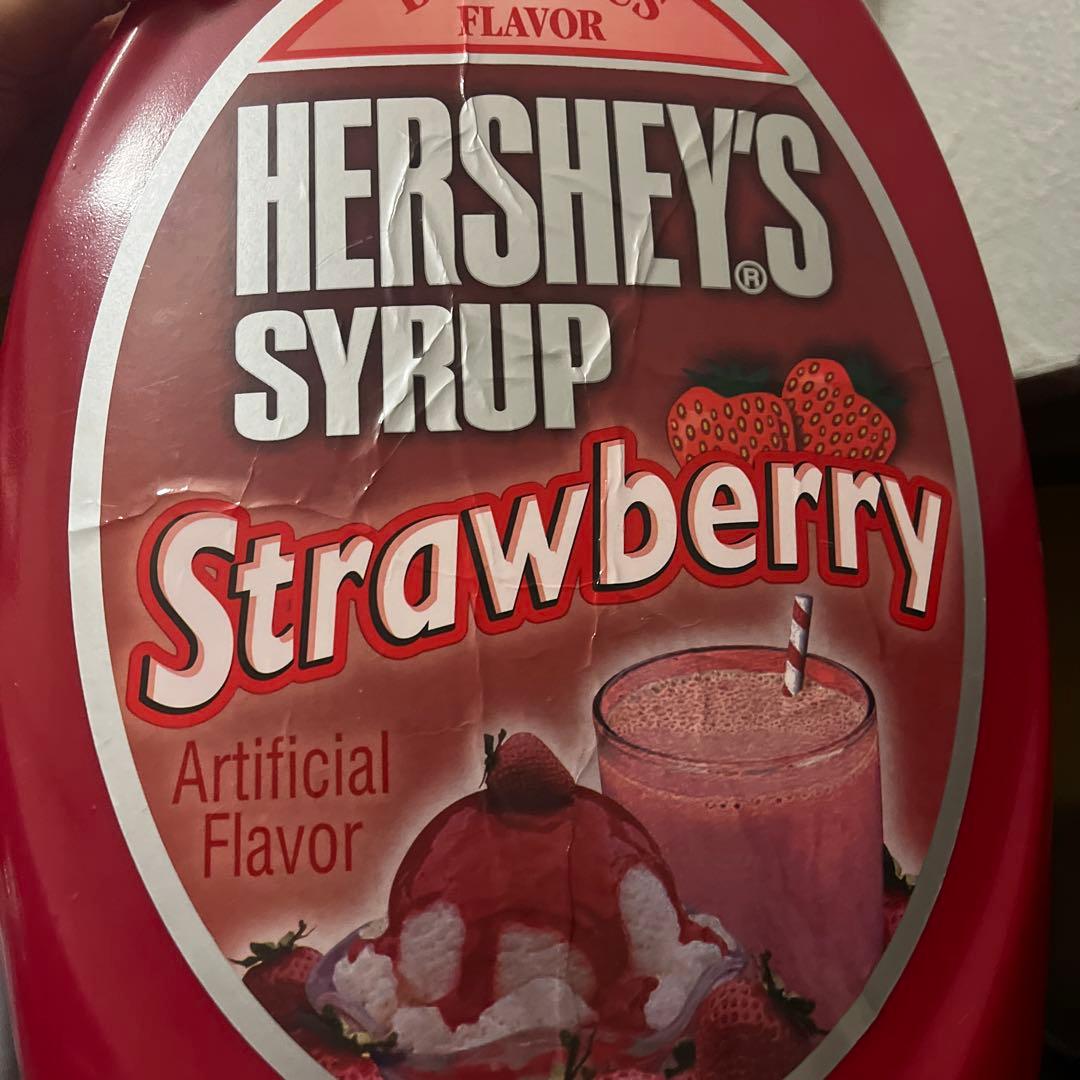 希少　HERSHEY'S ストロベリーシロップ 貯金箱　インテリア　ヴィンテージ