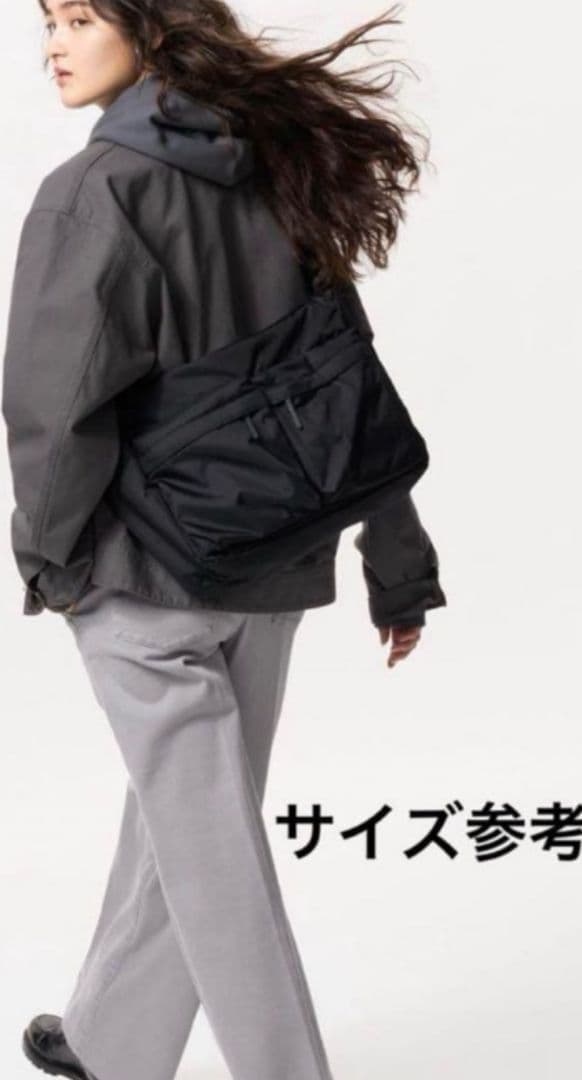 大きなポケットのショルダーバッグ　ミナペルホネン　ハンドメイド