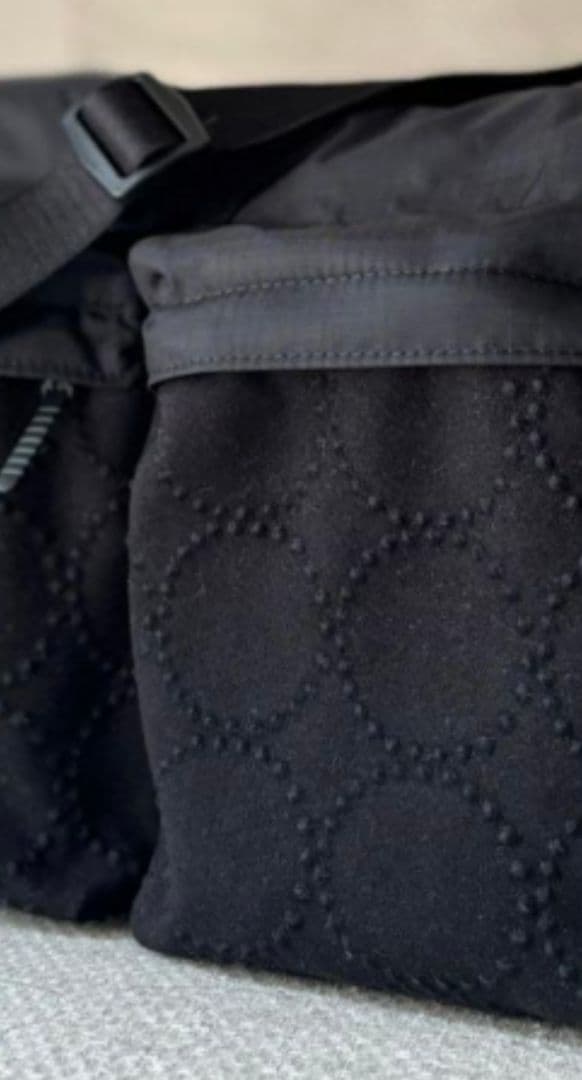 大きなポケットのショルダーバッグ　ミナペルホネン　ハンドメイド