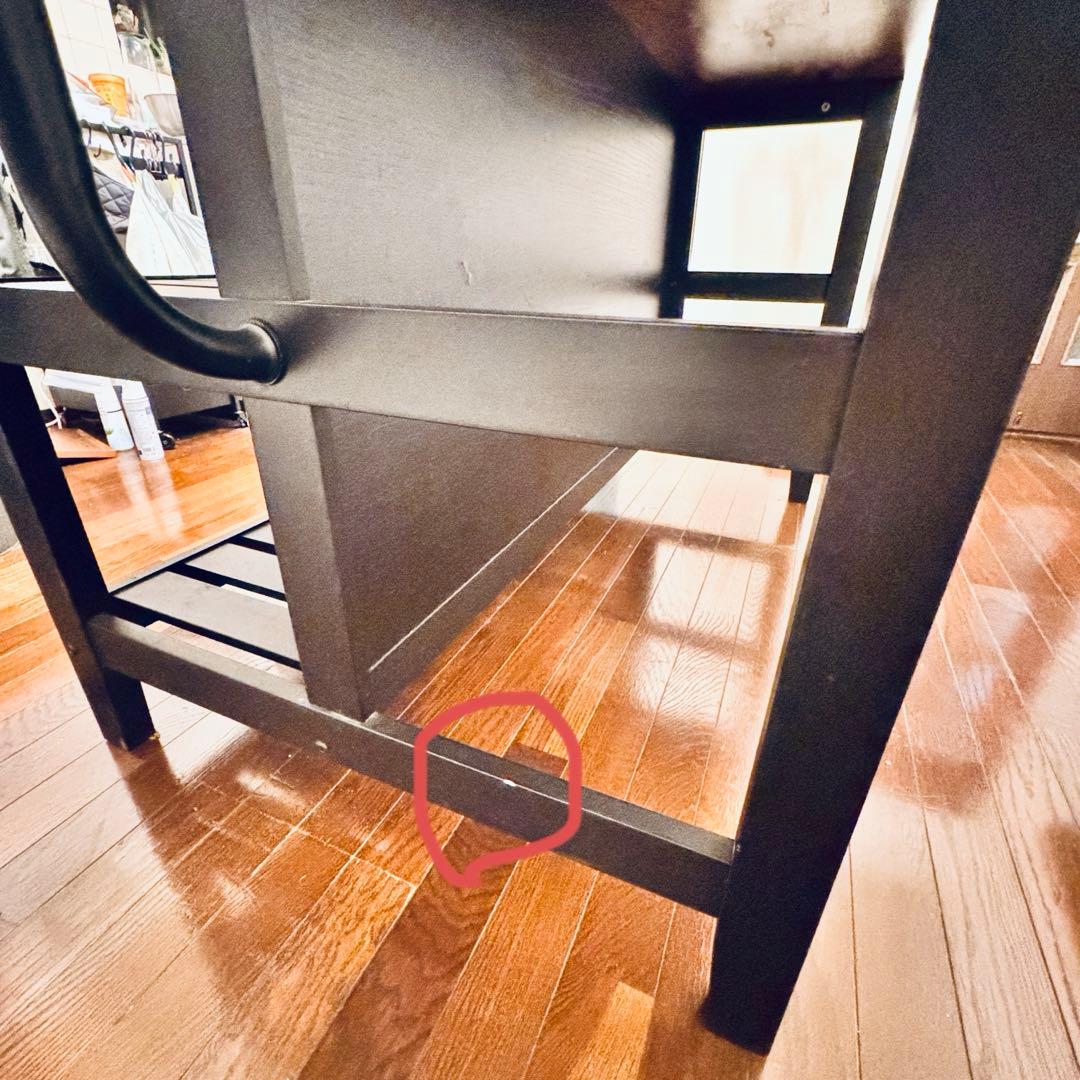 【IKEA】ヴァドホルマ アイランドキッチン ラック付き 引取限定でハイチェア有