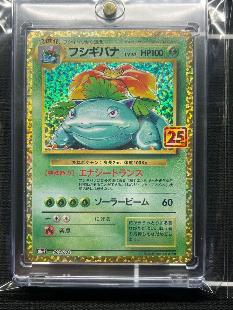 ポケモンカード 25th プロモ カメックス＆フシギバナ