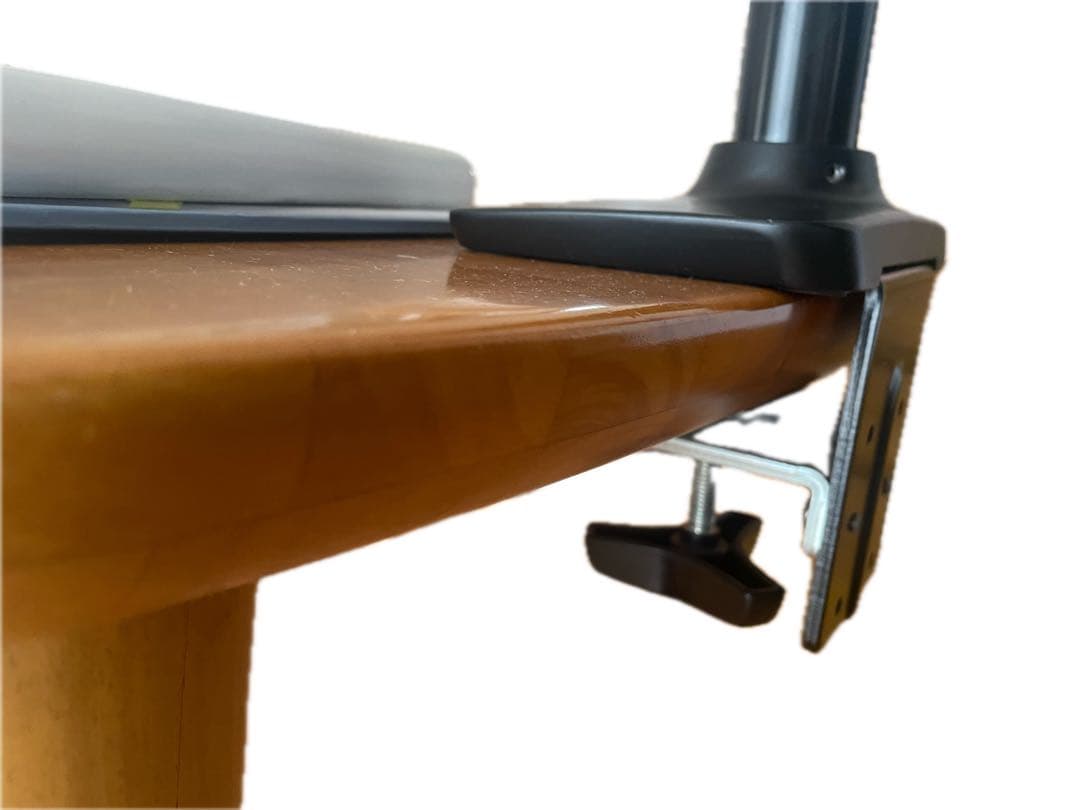 【極美品】Amazonベーシックモニターアームシングル（ブラック)32インチ対応