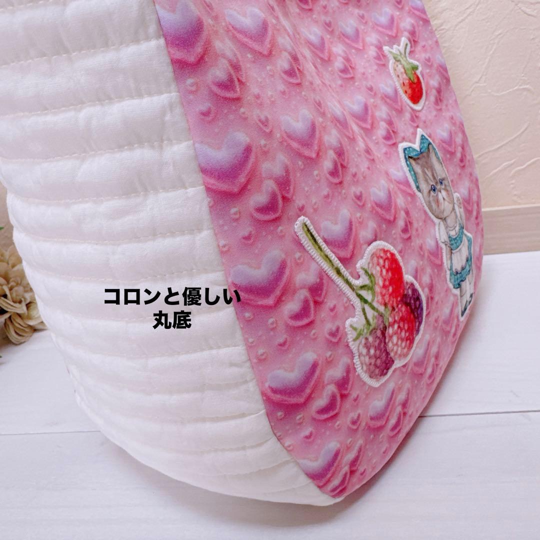 ゆ*ら様 コヤンイサムチョン♡着ぐるみオッドアイにゃんのラウンドトートバッグ！ヌ