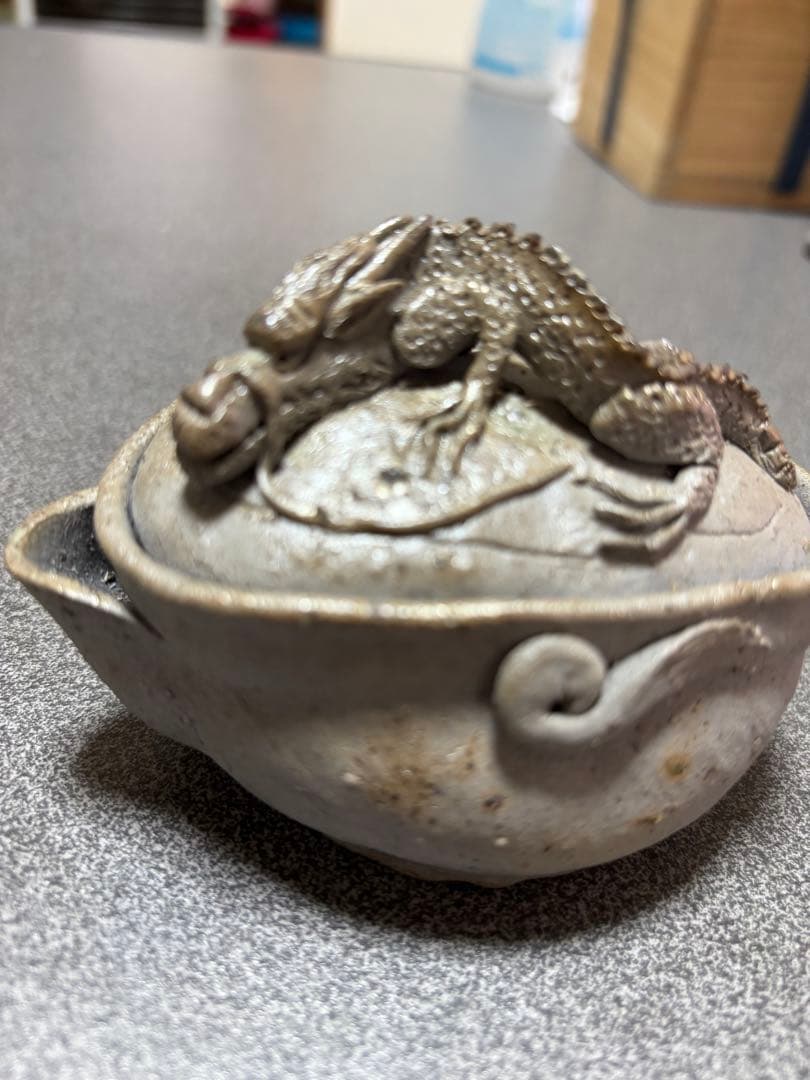 龍の香合　素晴らしい龍です。
