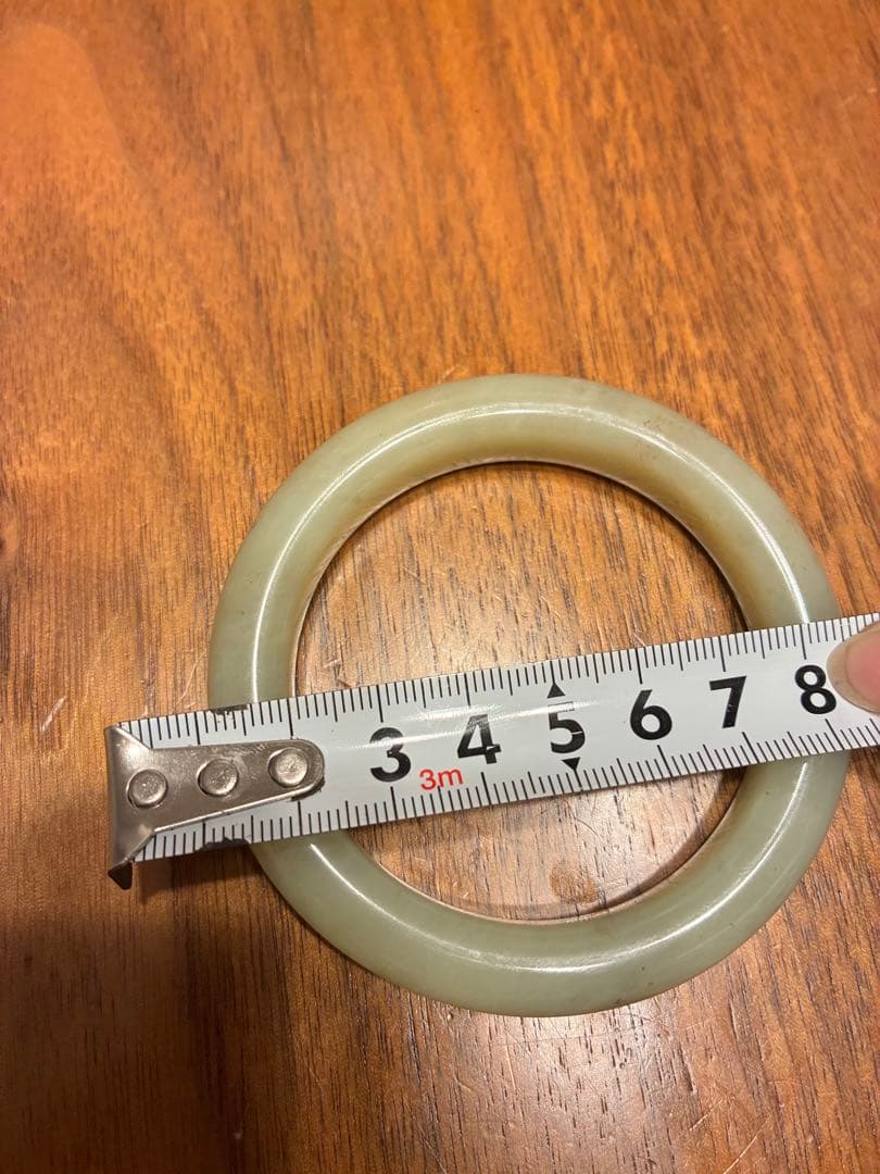 翡翠円形バングル