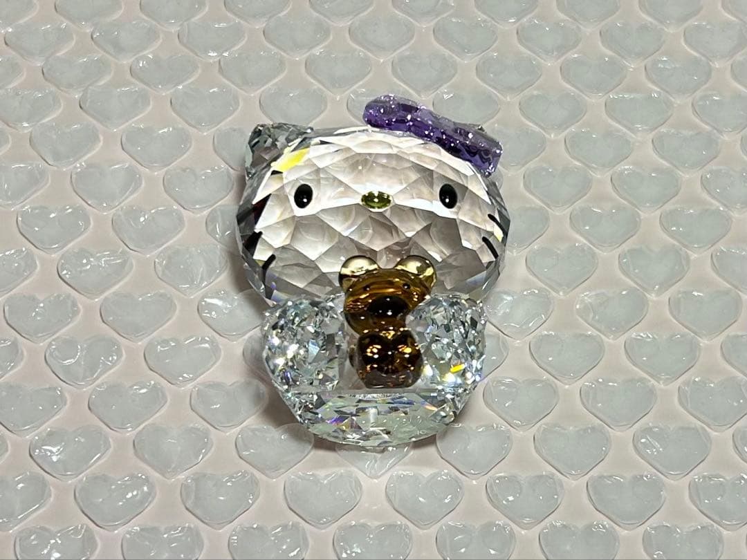 【レア】 ハローキティ スワロフスキー ベア 置物 SWAROVSKI
