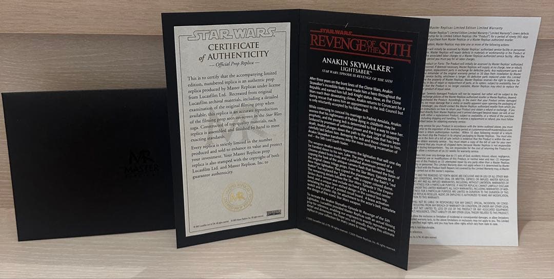 スターウォーズ　マスターレプリカ　ライトセーバー　アナキン