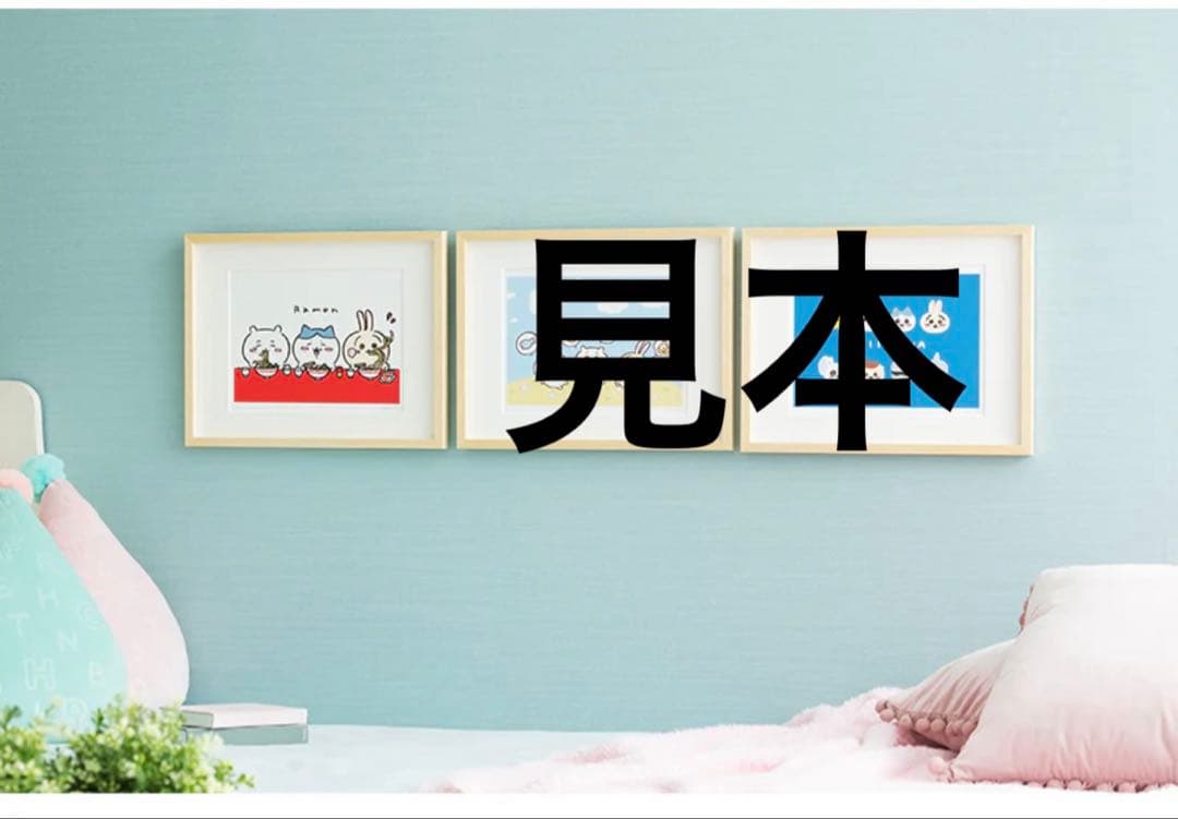 ちいかわ ナガノ先生 直筆サイン入り アートフレーム ハチワレ うさぎ ラーメン