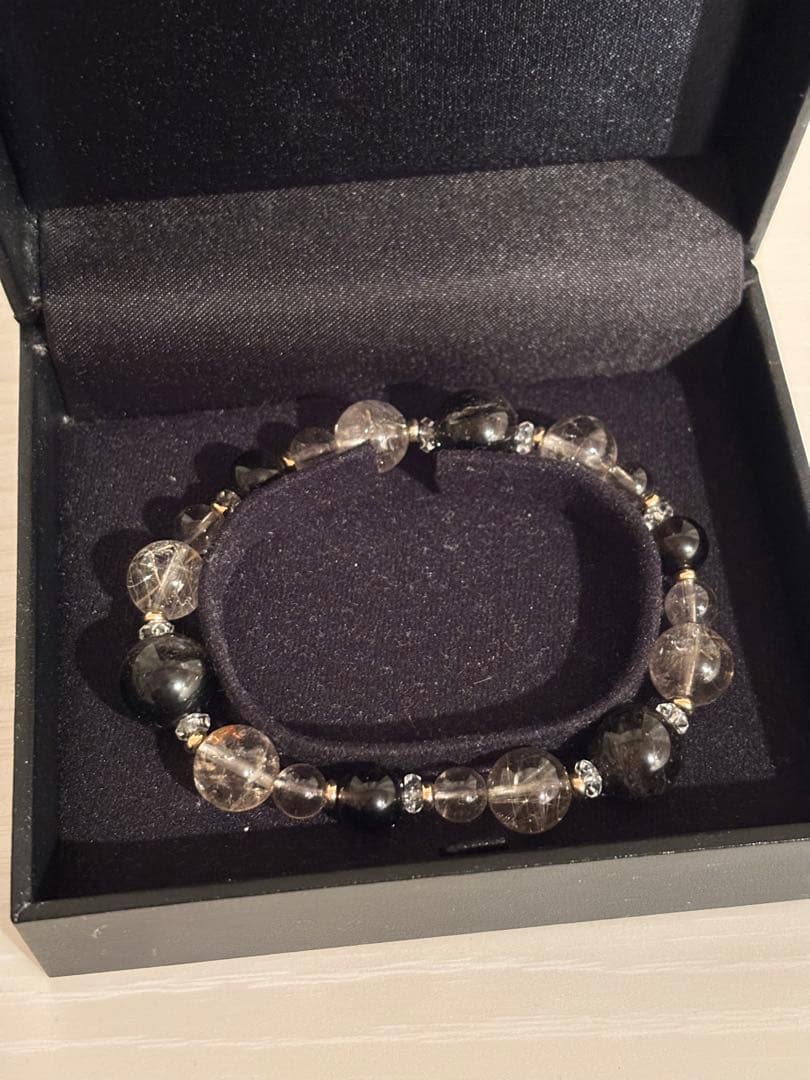 ヒーリングスペースタオ　完全限定品ブレス　国内産水晶