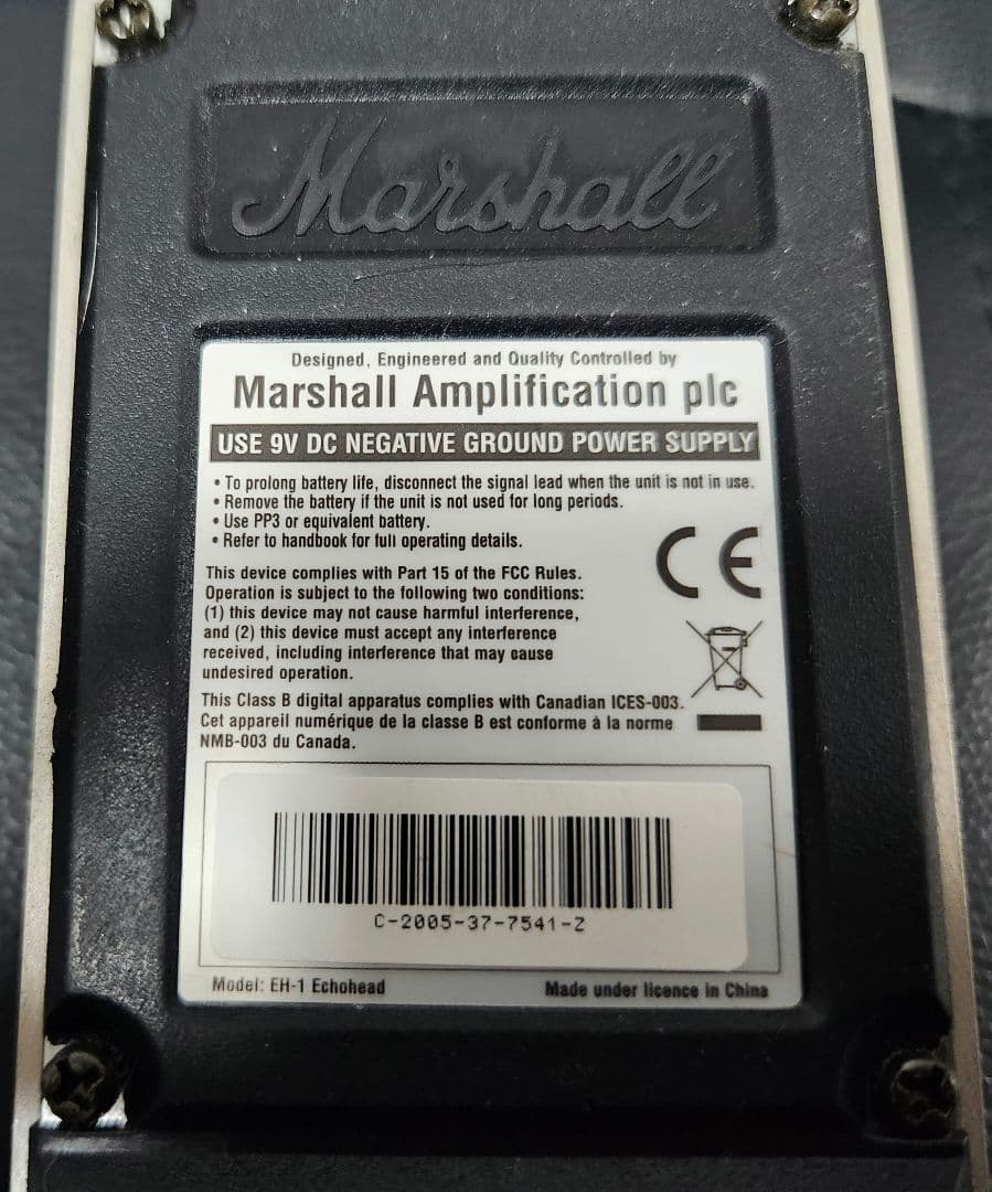 エフェクター　Marshall　エコーヘッド　EH-1