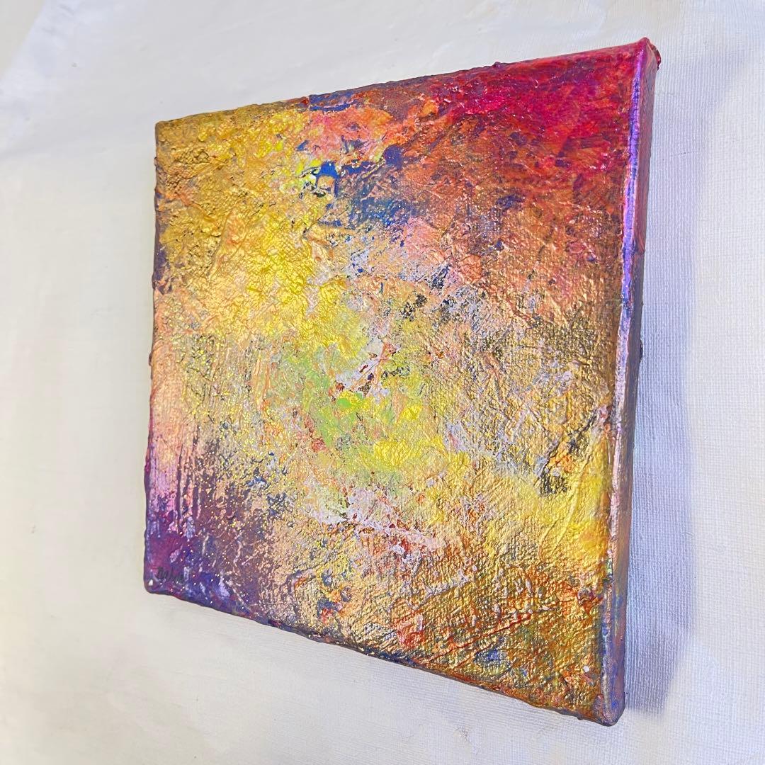 【原画 18×18cm】Celestial Boundary：光、空と宇宙と