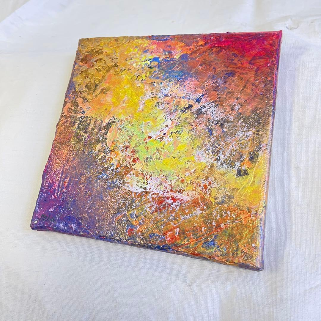 【原画 18×18cm】Celestial Boundary：光、空と宇宙と