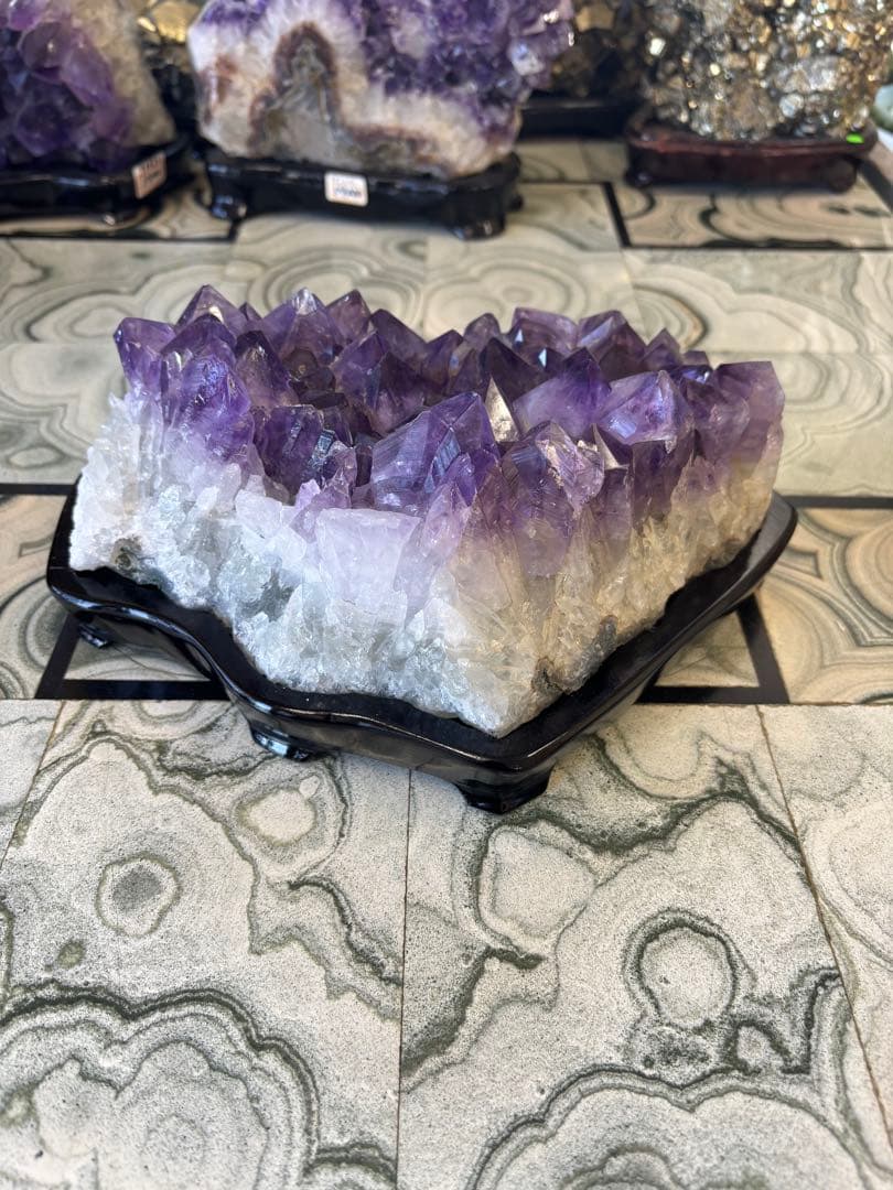 アメジスト　ストーン　鉱石　希少　置物　インテリア 4