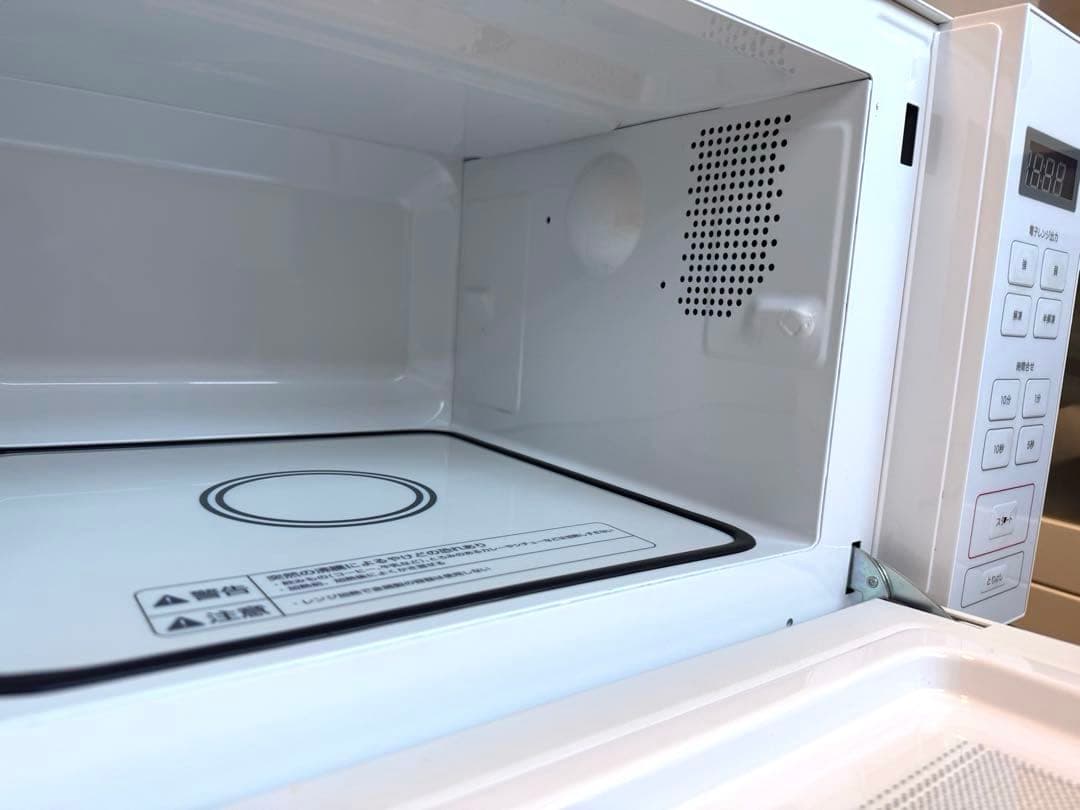 無印良品 単機能 電子レンジ ホワイト MJ-SER18A 2022年製