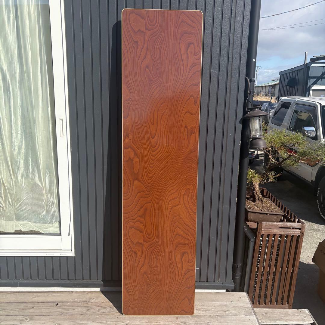 昭和レトロ 折りたたみローテーブル 長机 座卓 折り畳みテーブル 木目 ちゃぶ台