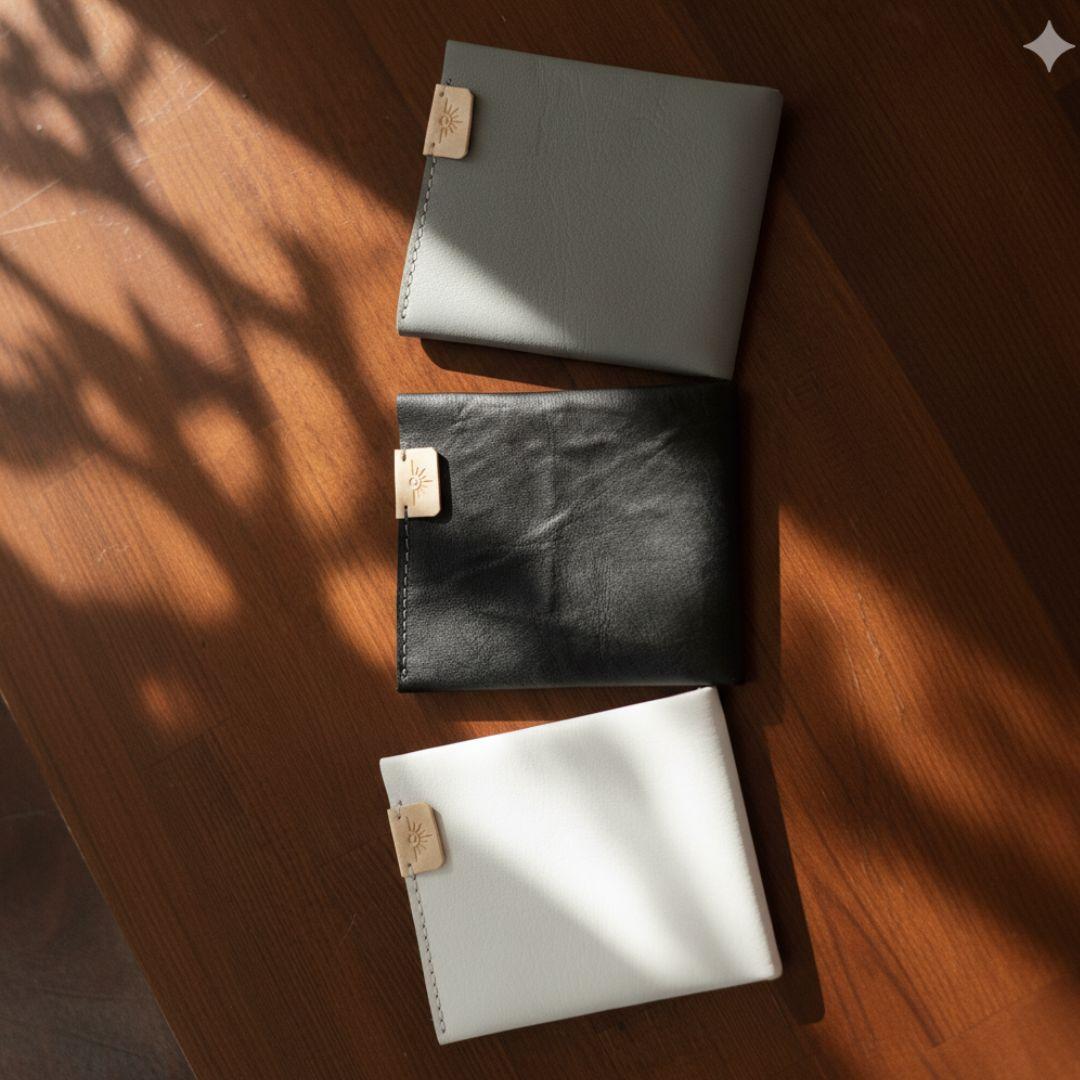 ダイニーマレザー 防水撥水コンパクトウォレット