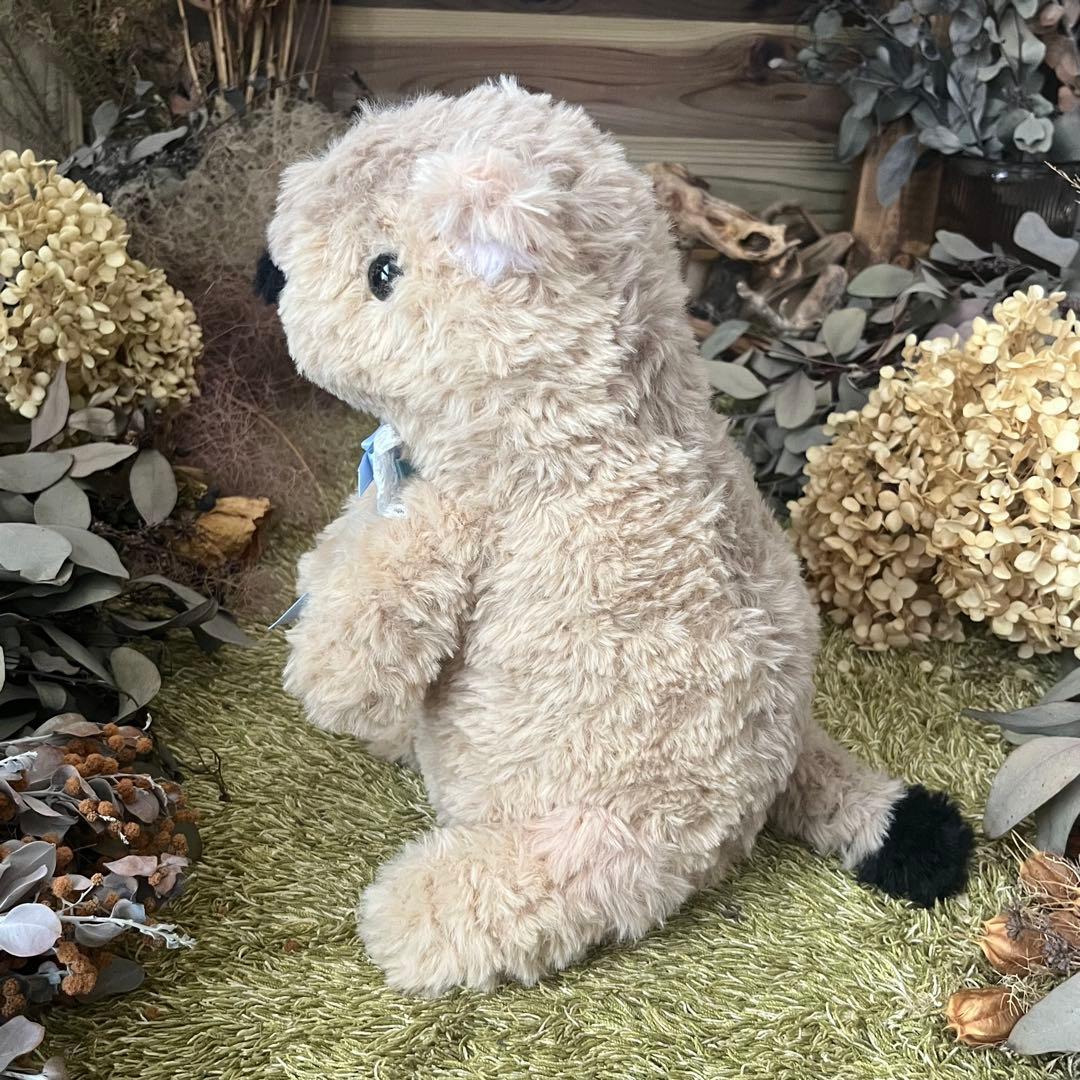 【sample】硝子の瞳をもつ　マーモットのあみぐるみ　ぬいぐるみ