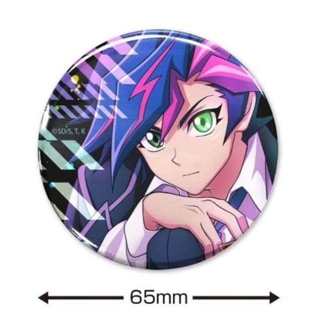 遊戯王VRAINS 藤木遊作 65mm缶バッジ 最強の決闘者達Ver.COSPA